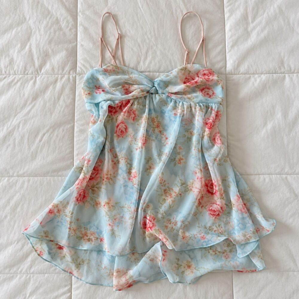 Vintage Women's Floral Blouse